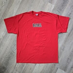 BORE Jackpot 200 Event T-Shirt Men's Size XL Red Short Sleeve